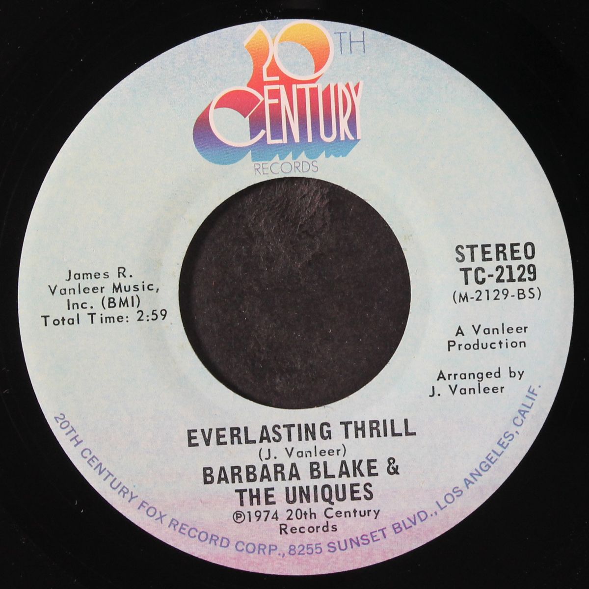everlasting thrill / teach me by BARBARA BLAKE & UNIQUES