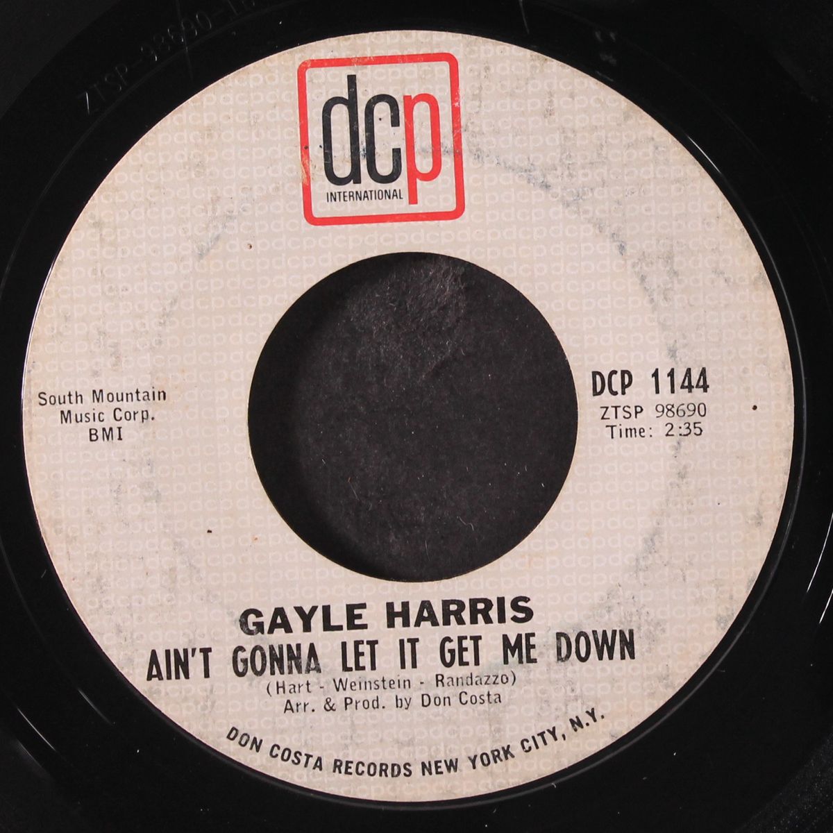 ain't gonna let it get me down by GAYLE HARRIS