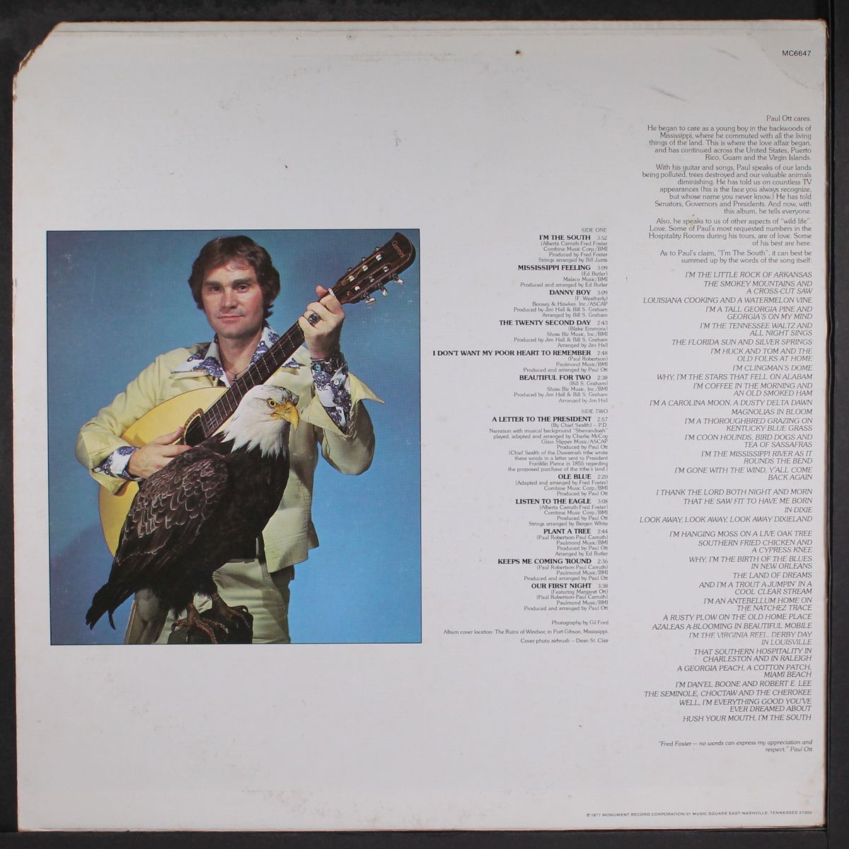 i'm the south by PAUL OTT