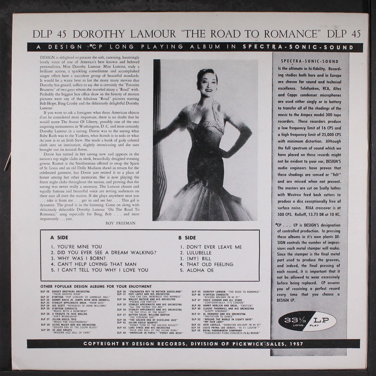 the road to romance by DOROTHY LAMOUR
