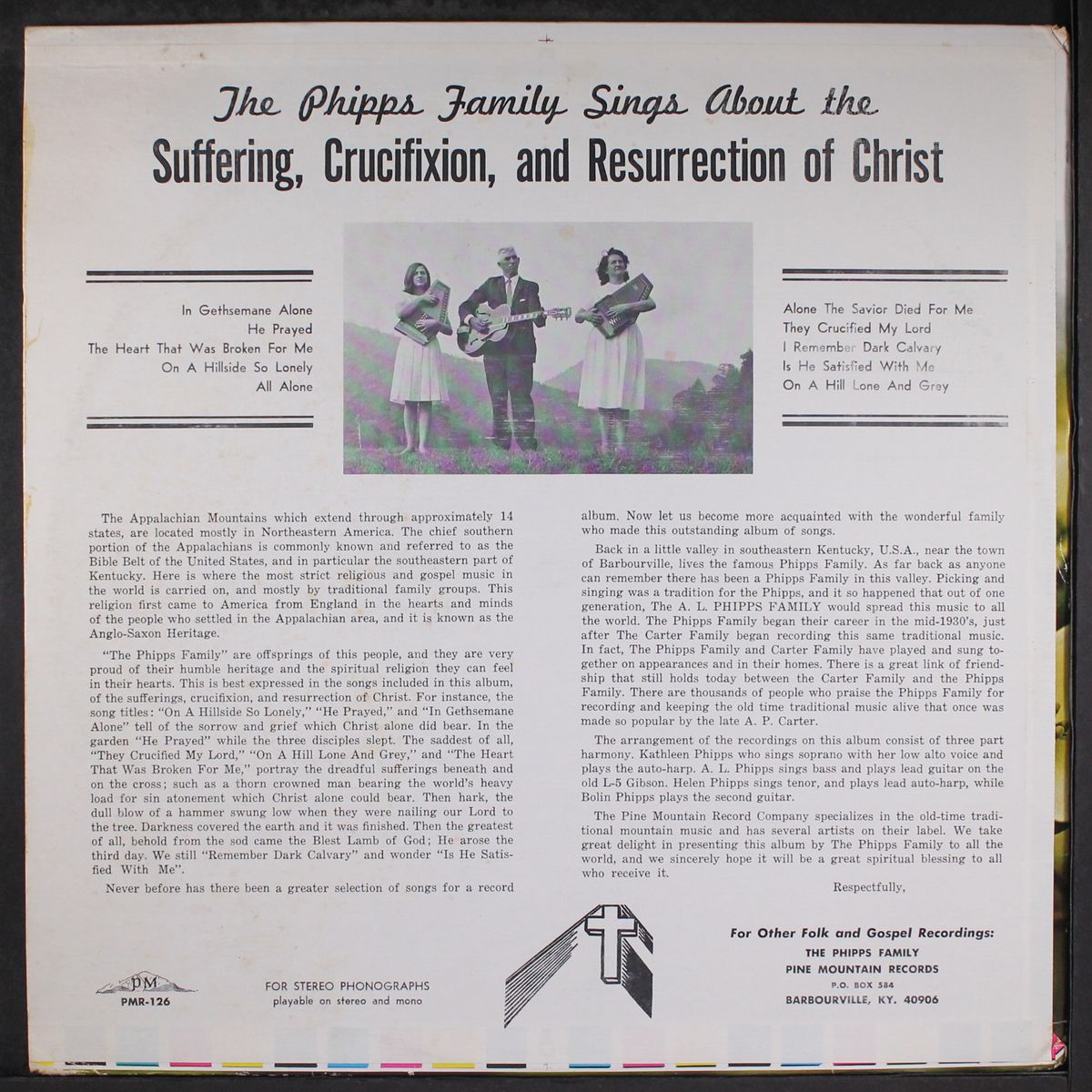 suffering, crucifixtion, and resurrection of christ by PHIPPS FAMILY