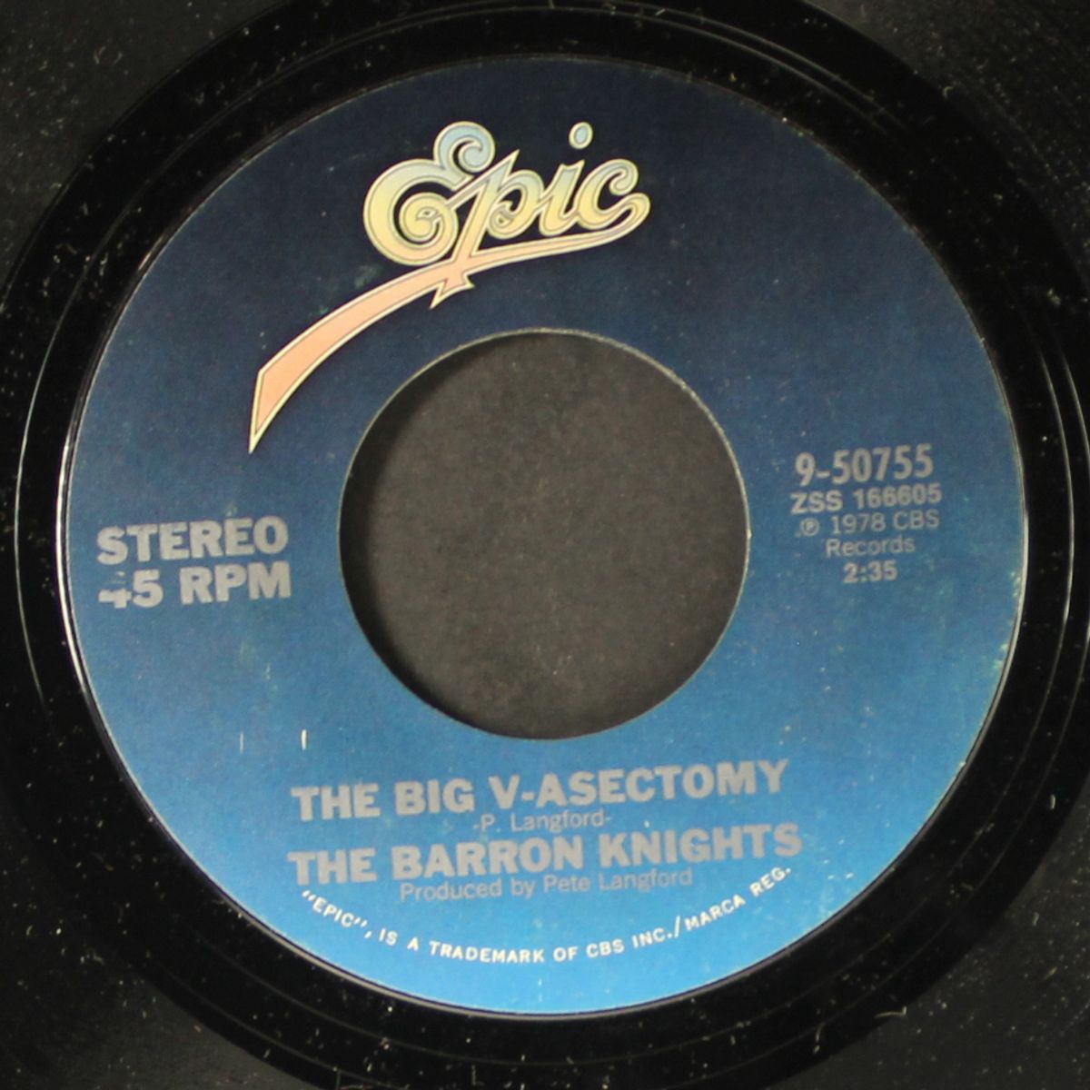 the topical song by BARRON KNIGHTS