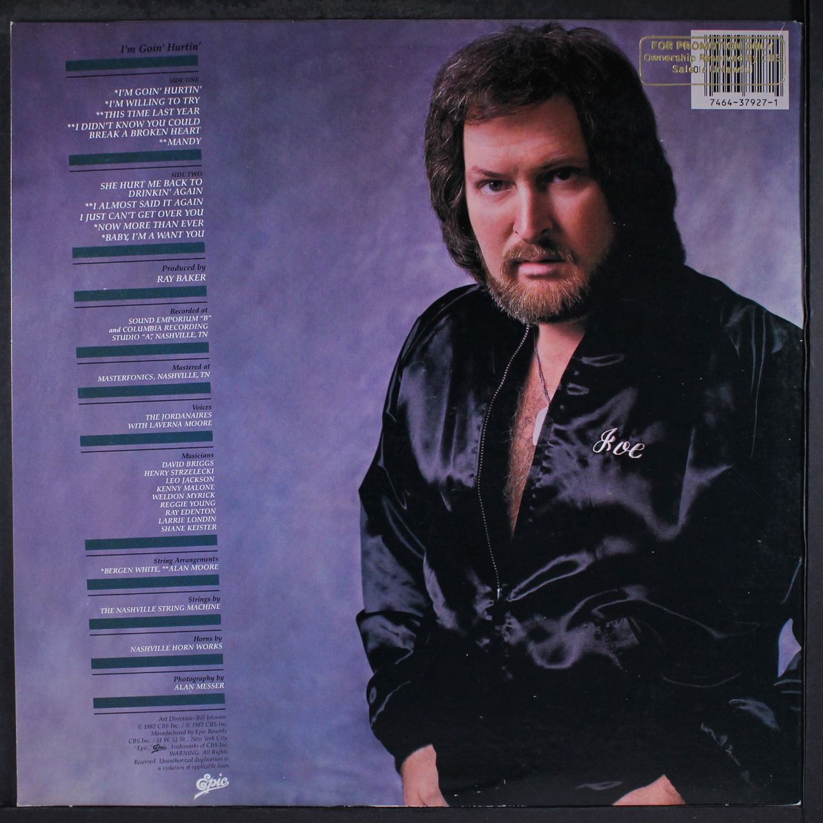 i'm goin' hurtin' by JOE STAMPLEY