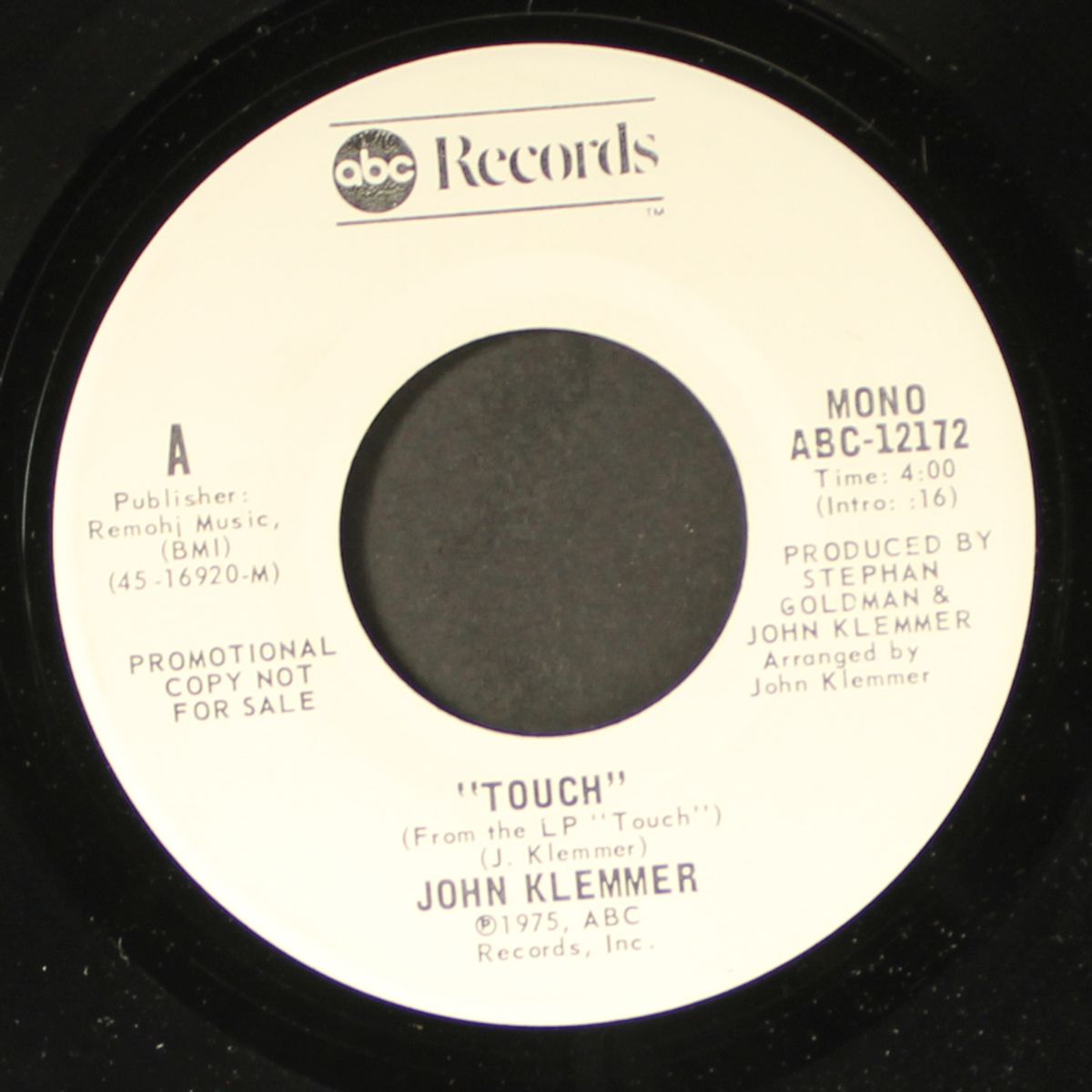 touch / mono by JOHN KLEMMER
