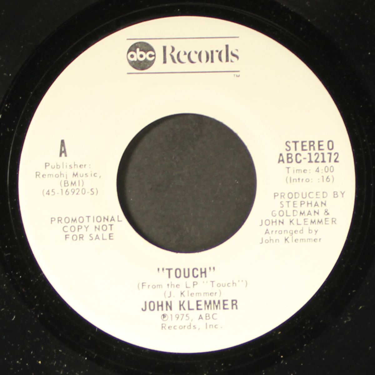 touch / mono by JOHN KLEMMER