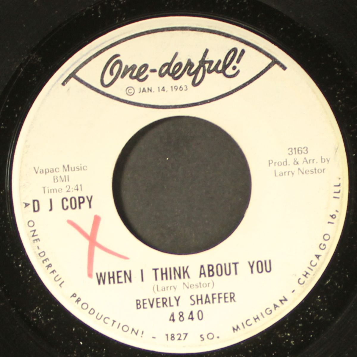 when i think about you / i simply love him by BEVERLY SHAFFER