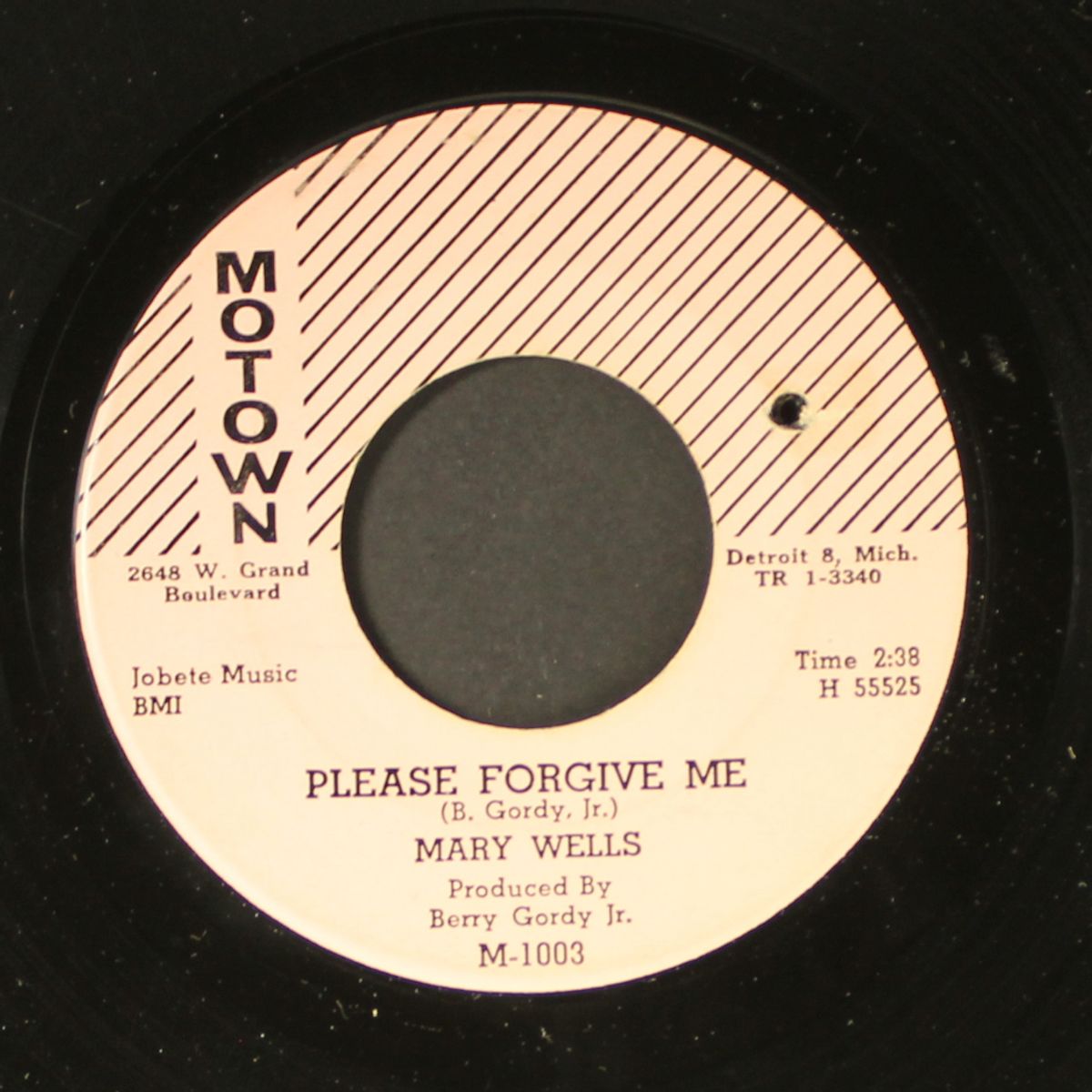 bye bye baby / please forgive me by MARY WELLS