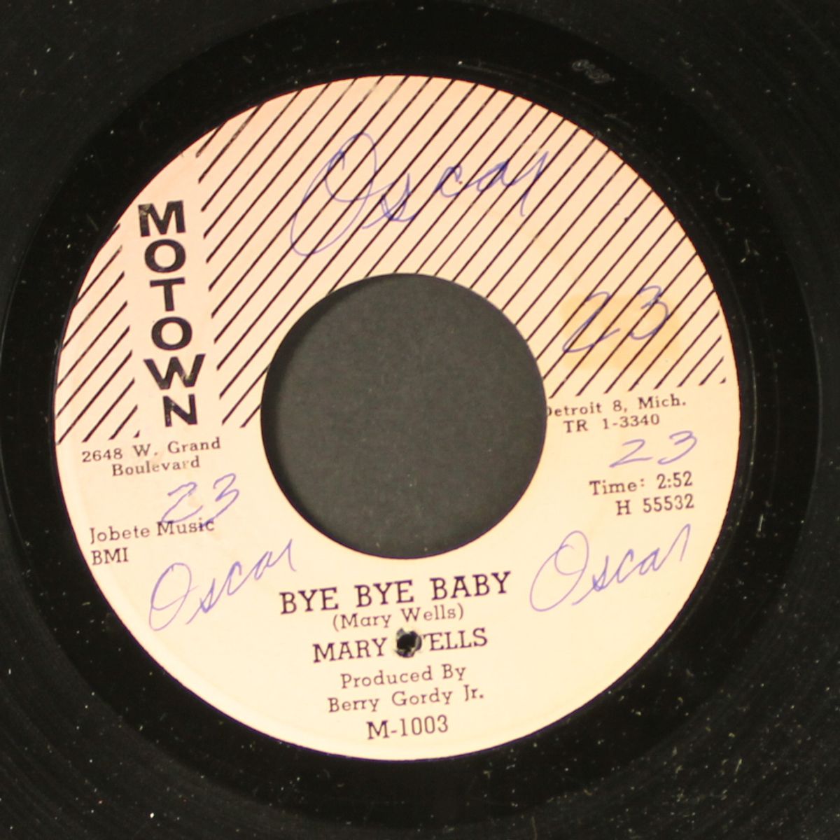 bye bye baby / please forgive me by MARY WELLS