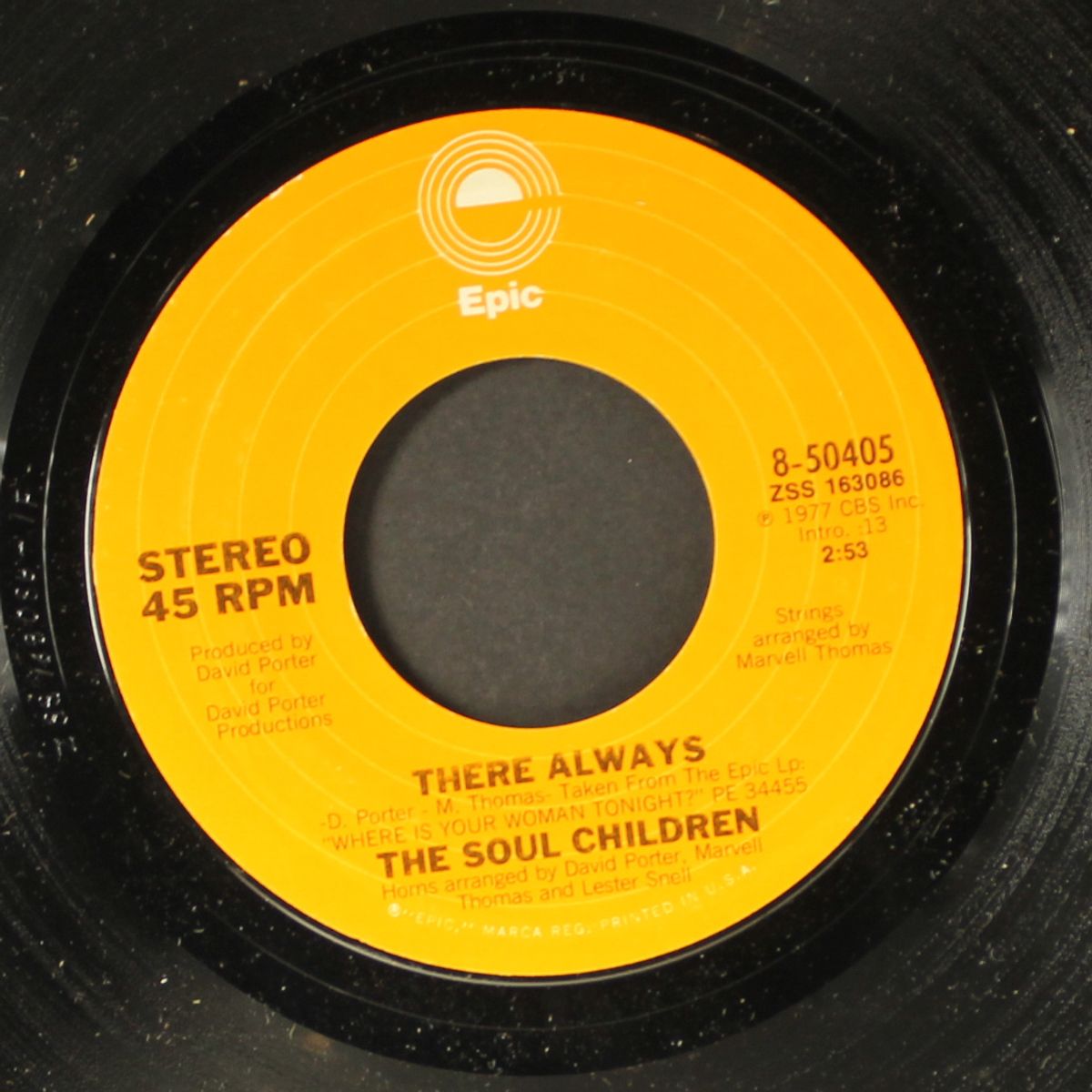 you don't need a ring / there always by SOUL CHILDREN