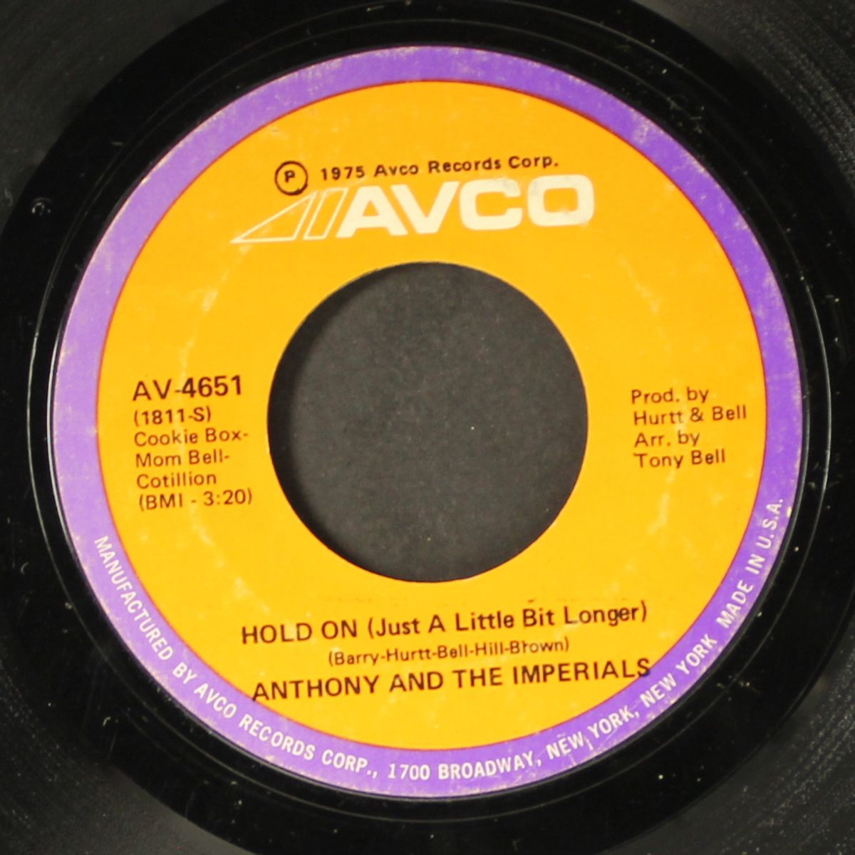 hold on / i've got to let you go by ANTHONY & IMPERIALS