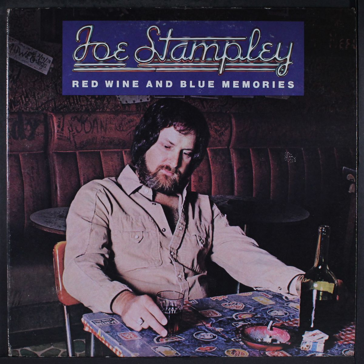 red wine and blue memories by JOE STAMPLEY