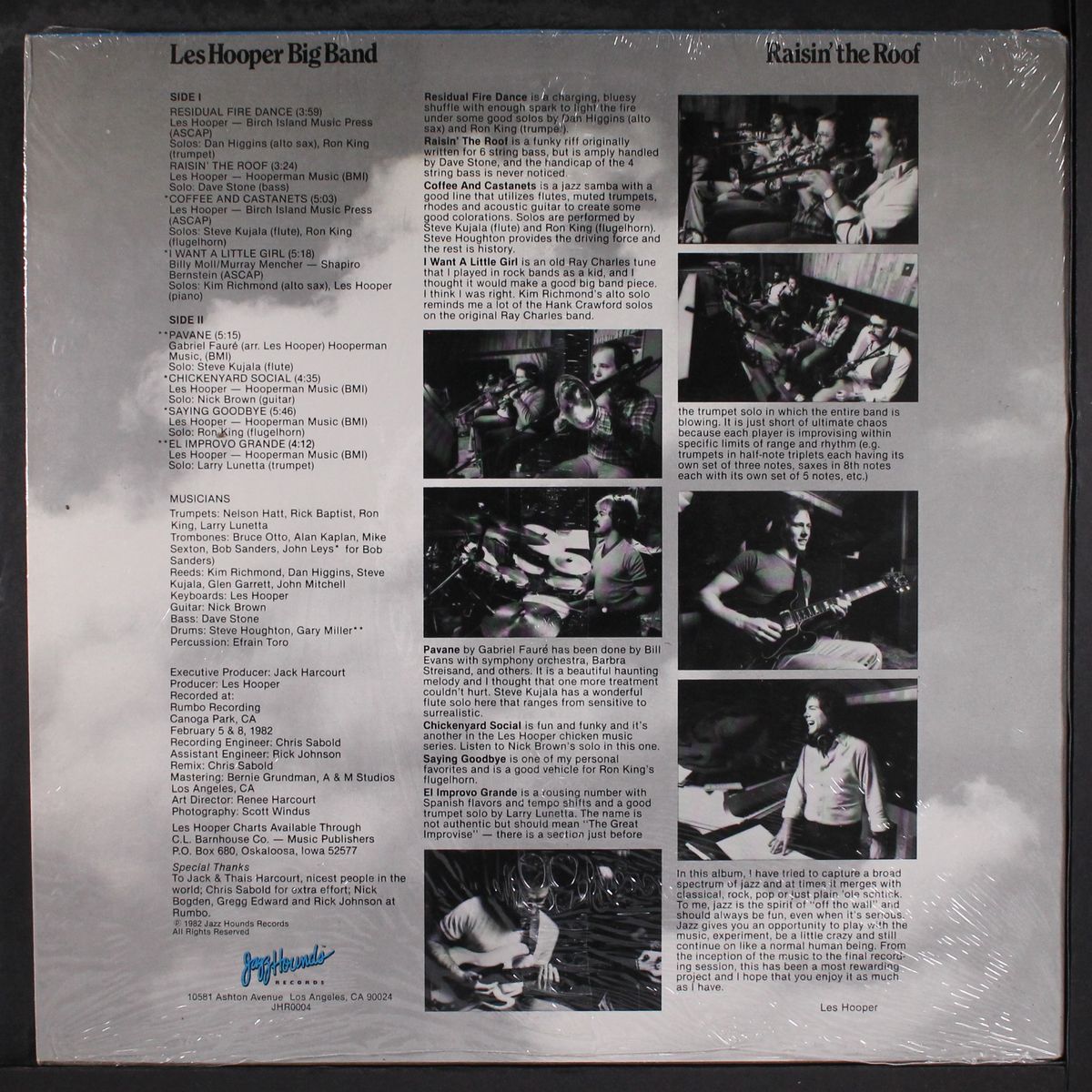 raisin' the roof by LES HOOPER BIG BAND