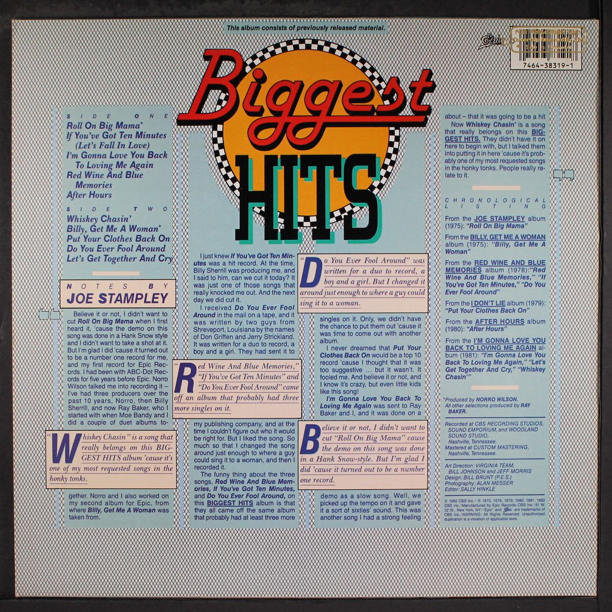 biggest hits by JOE STAMPLEY