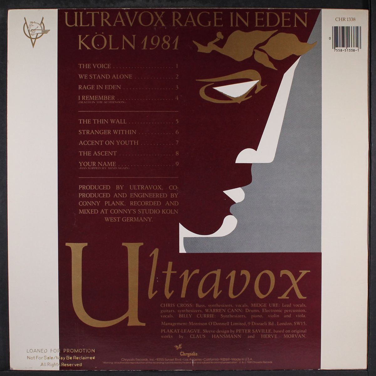 rage in eden by ULTRAVOX