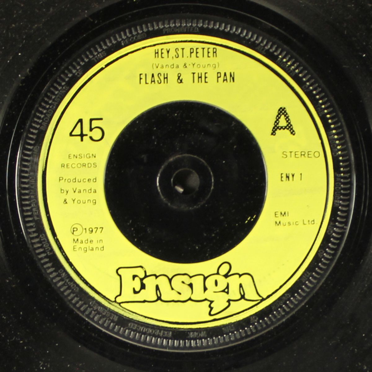 hey, st. peter by FLASH AND THE PAN