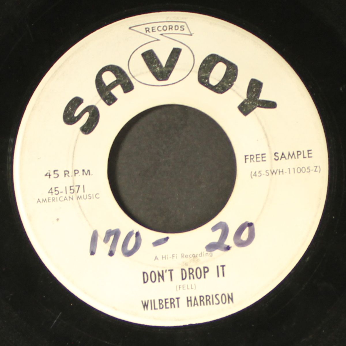 baby don't you know / don't drop it by WILBERT HARRISON