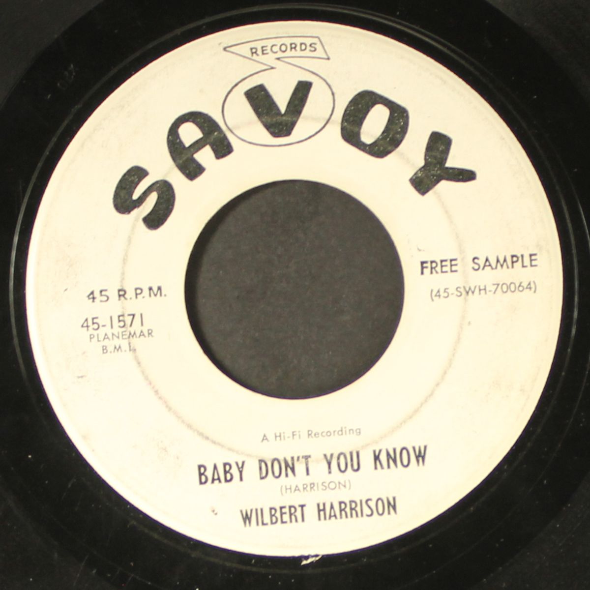 baby don't you know / don't drop it by WILBERT HARRISON