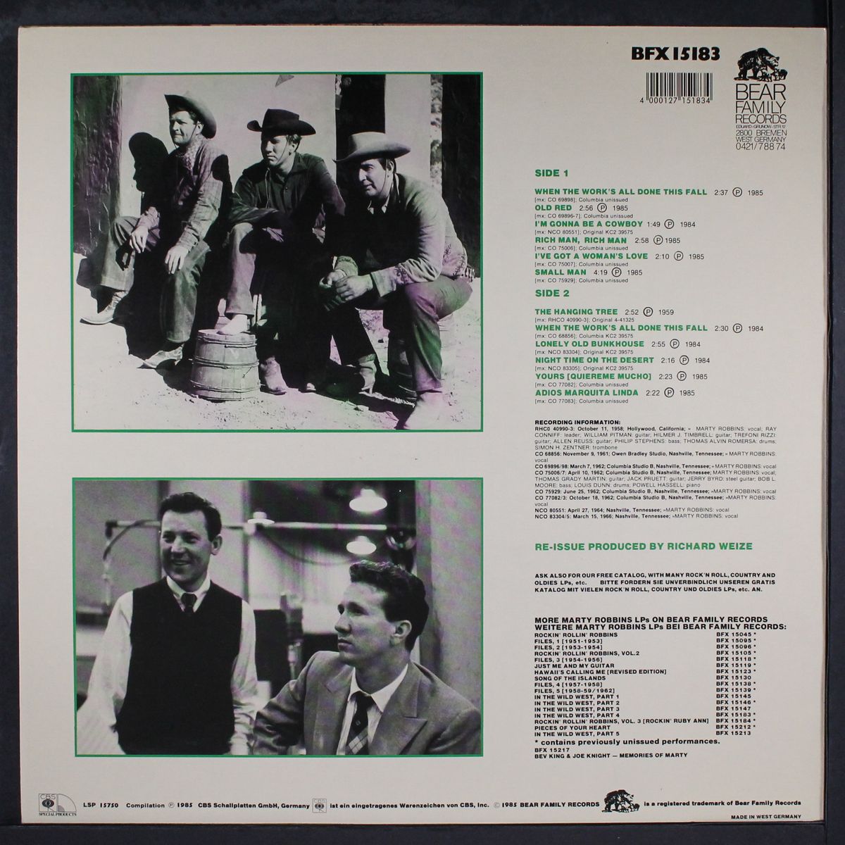 in the wild west, part 4 by MARTY ROBBINS