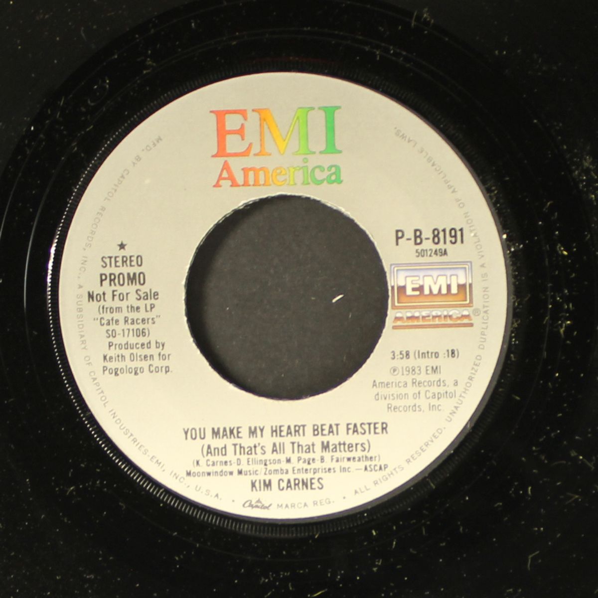 you make my heart beat faster / same by KIM CARNES
