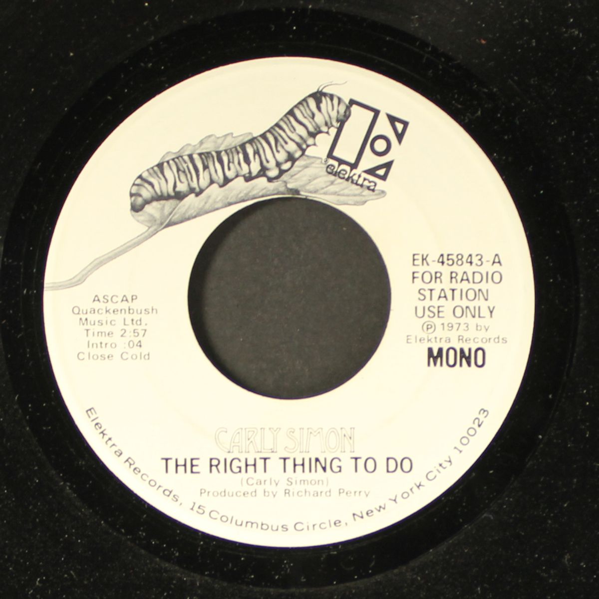 the right thing to do by CARLY SIMON