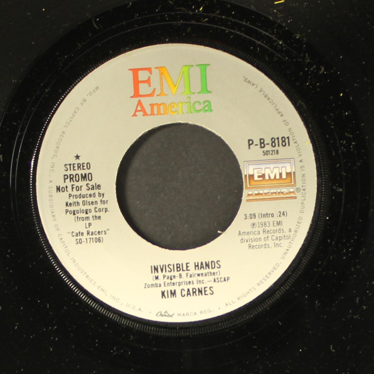 invisible hands / same by KIM CARNES