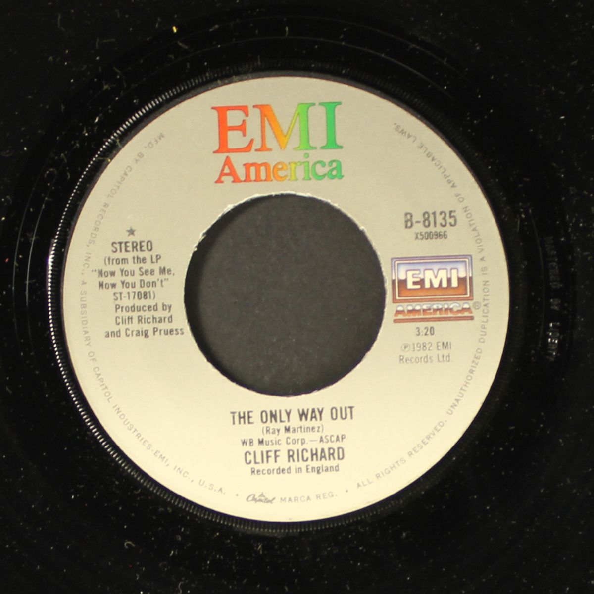 the only way out / be in my heart by CLIFF RICHARD