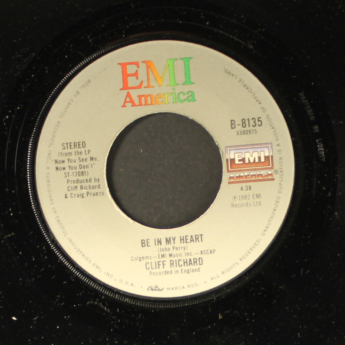 the only way out / be in my heart by CLIFF RICHARD