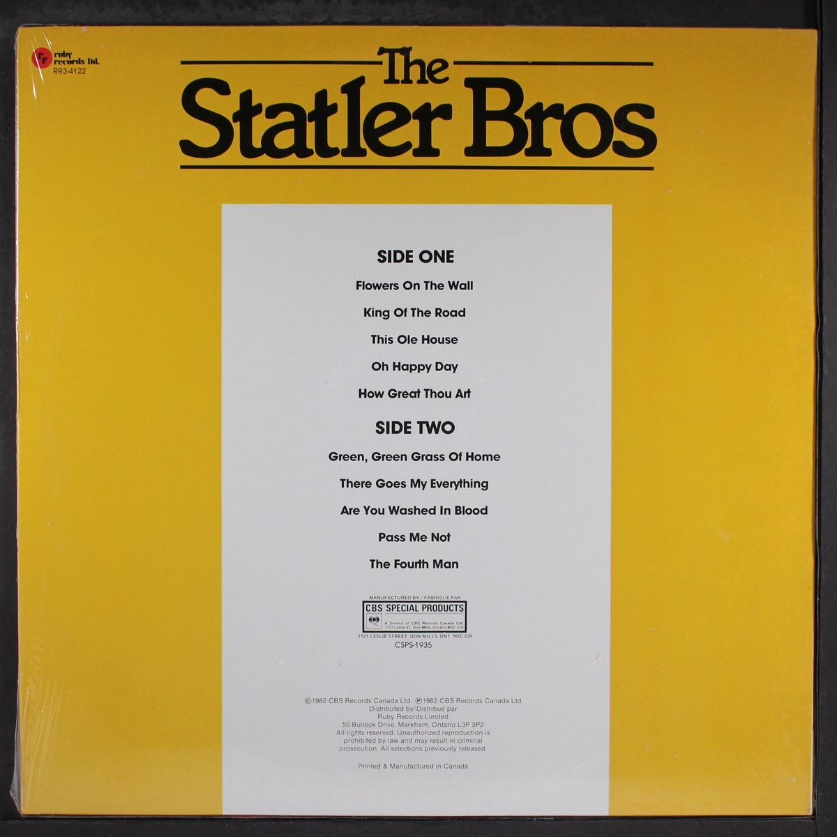 the statler brothers by STATLER BROTHERS