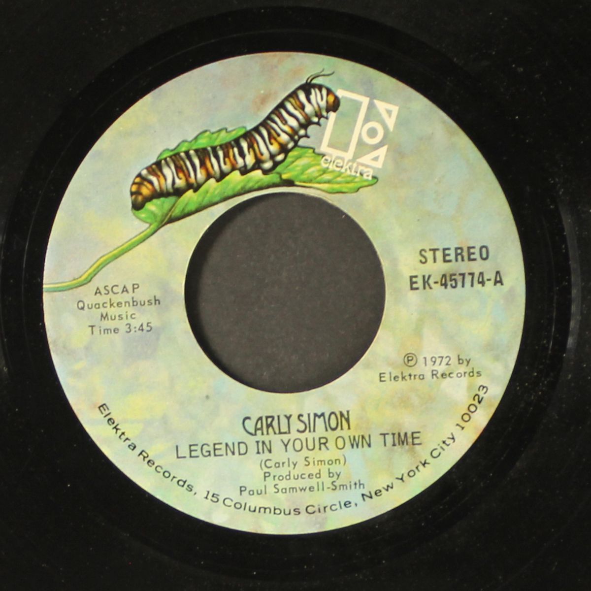 legend in your own time / julie through the glass by CARLY SIMON