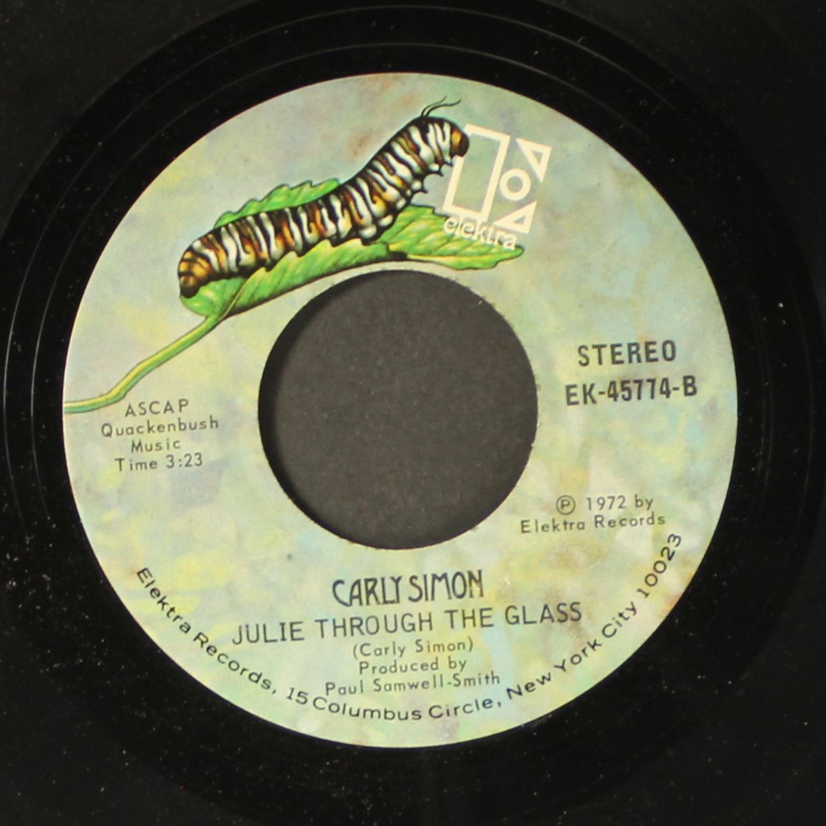 legend in your own time / julie through the glass by CARLY SIMON