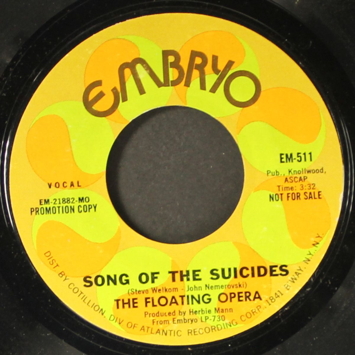the vision / song of the suicides by FLOATING OPERA