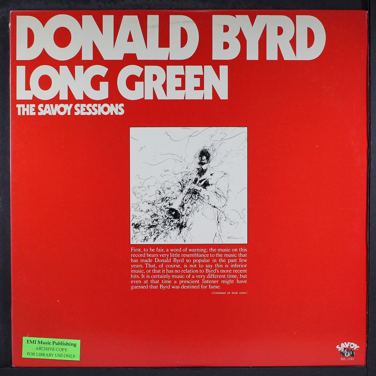 long green, the savoy sessions by DONALD BYRD