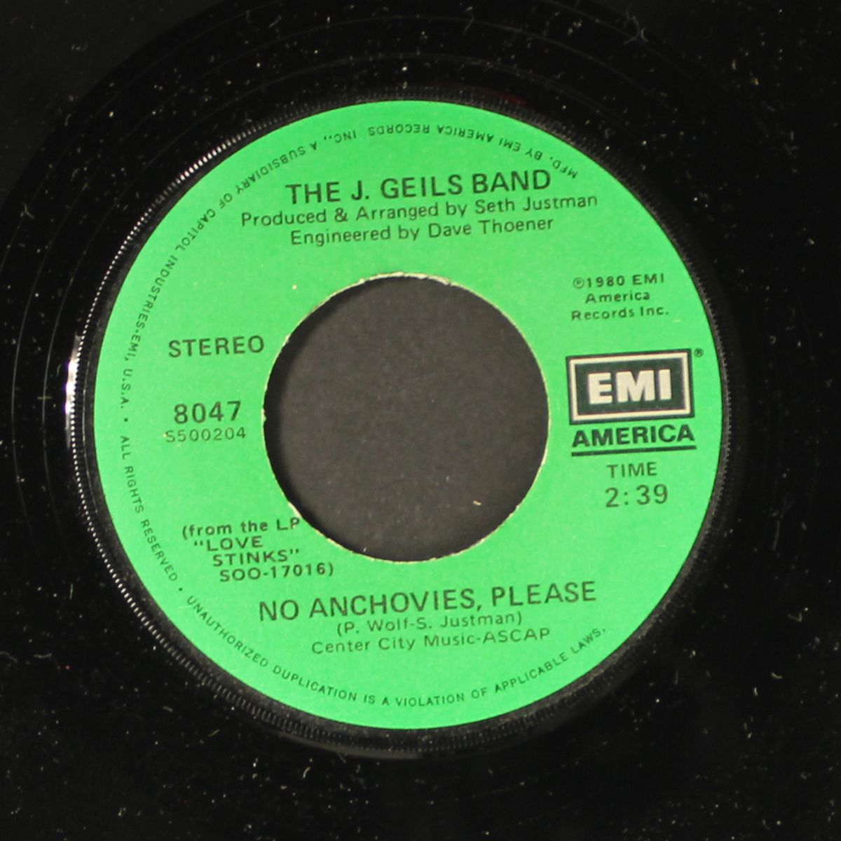 just can't wait by J. GEILS BAND