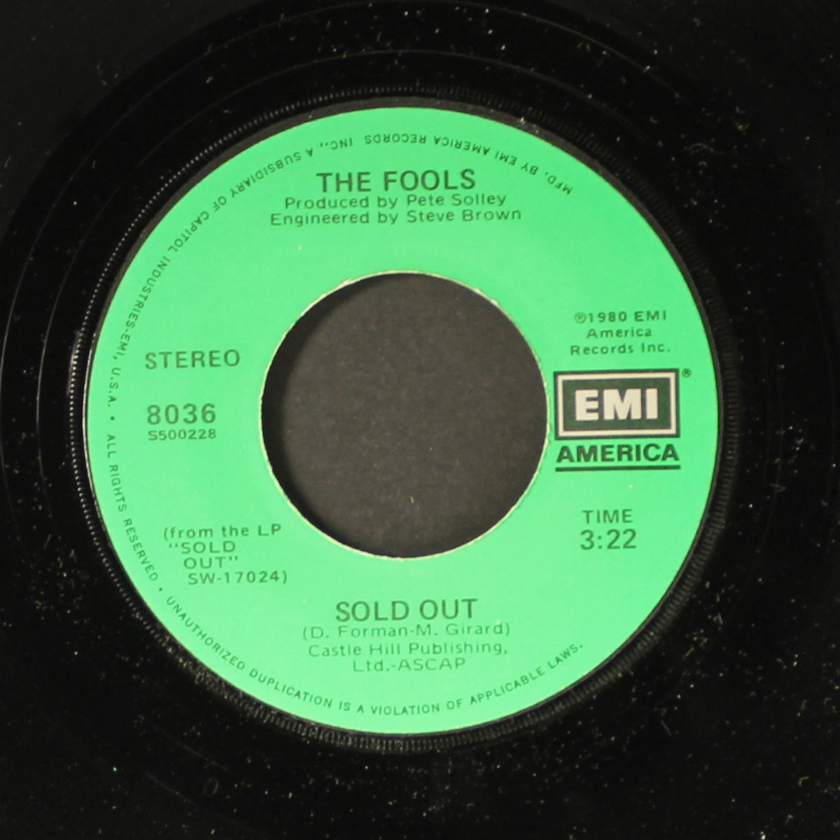 it's a night for beautiful girls / sold out by FOOLS