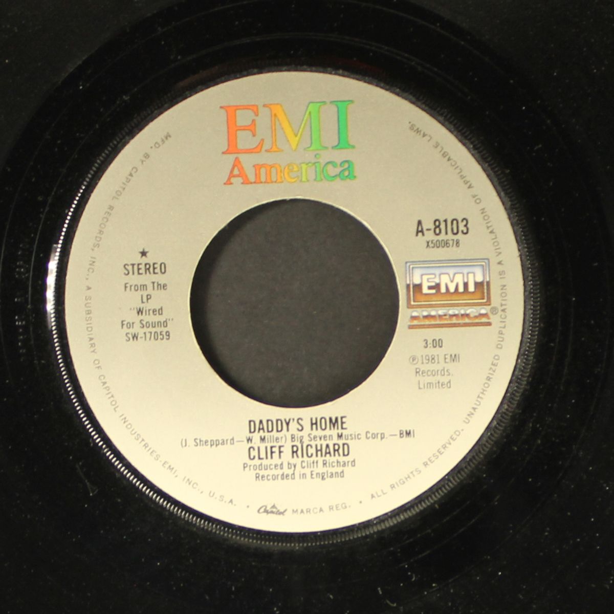 daddy's home / summer rain by CLIFF RICHARD
