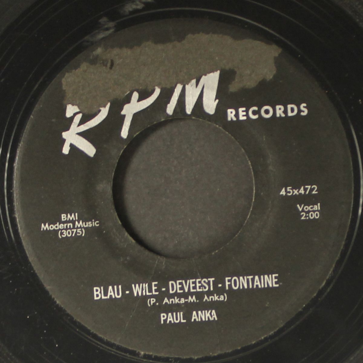 i confess / blau-wile-deveest-fontaine by PAUL ANKA