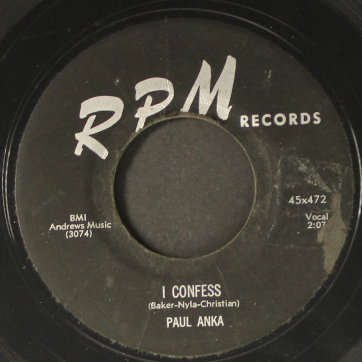 i confess / blau-wile-deveest-fontaine by PAUL ANKA