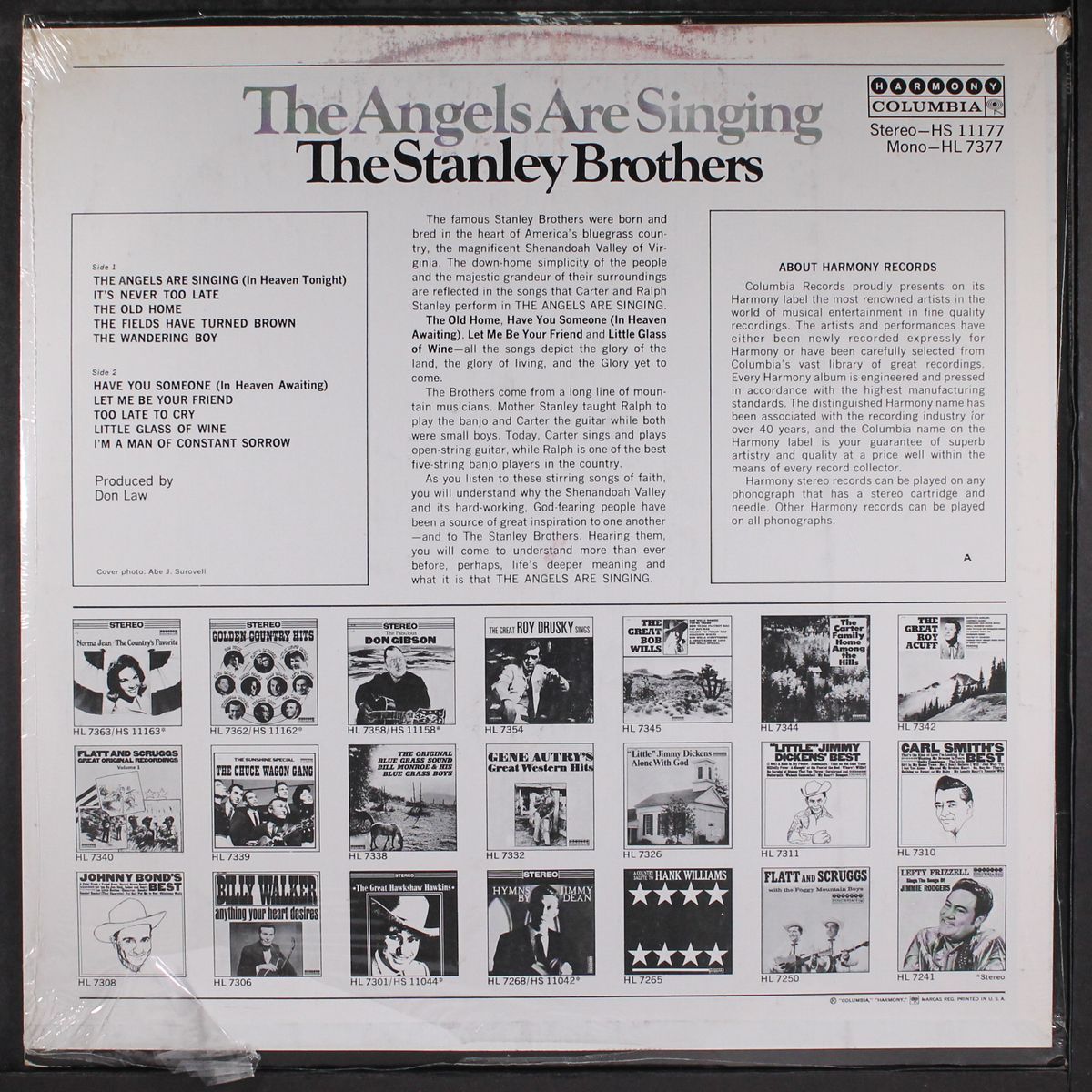the angels are singing by STANLEY BROTHERS