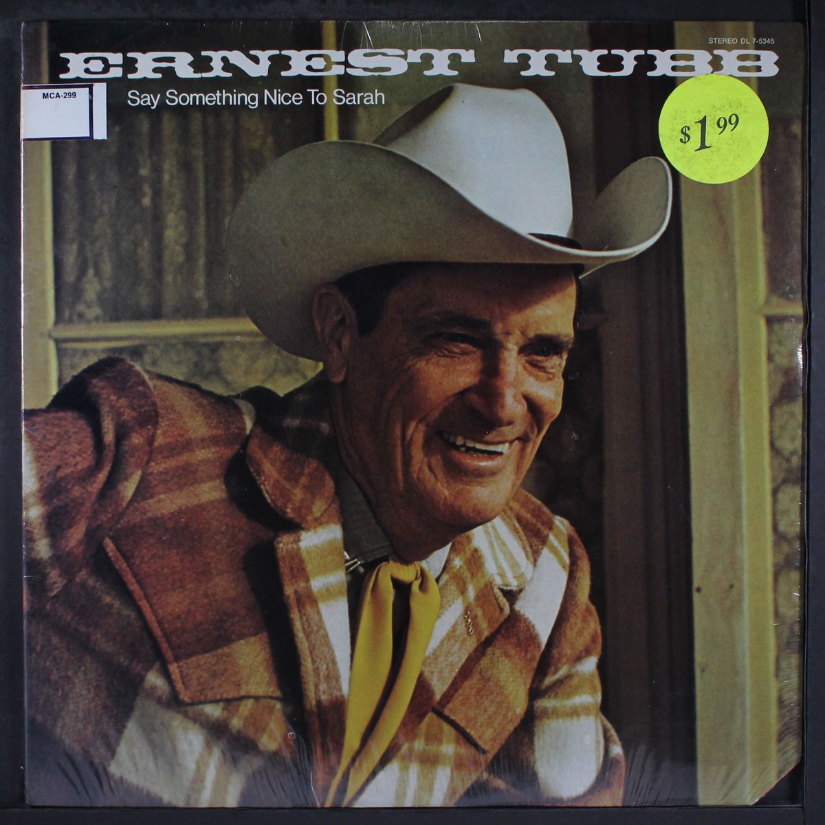 say something nice to sarah by ERNEST TUBB