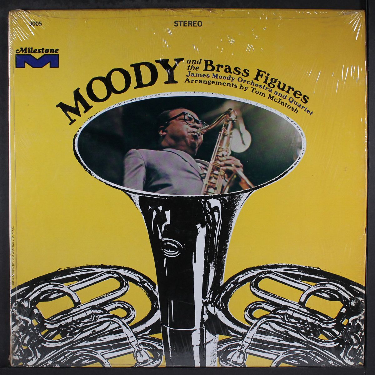 & the brass figures by JAMES MOODY