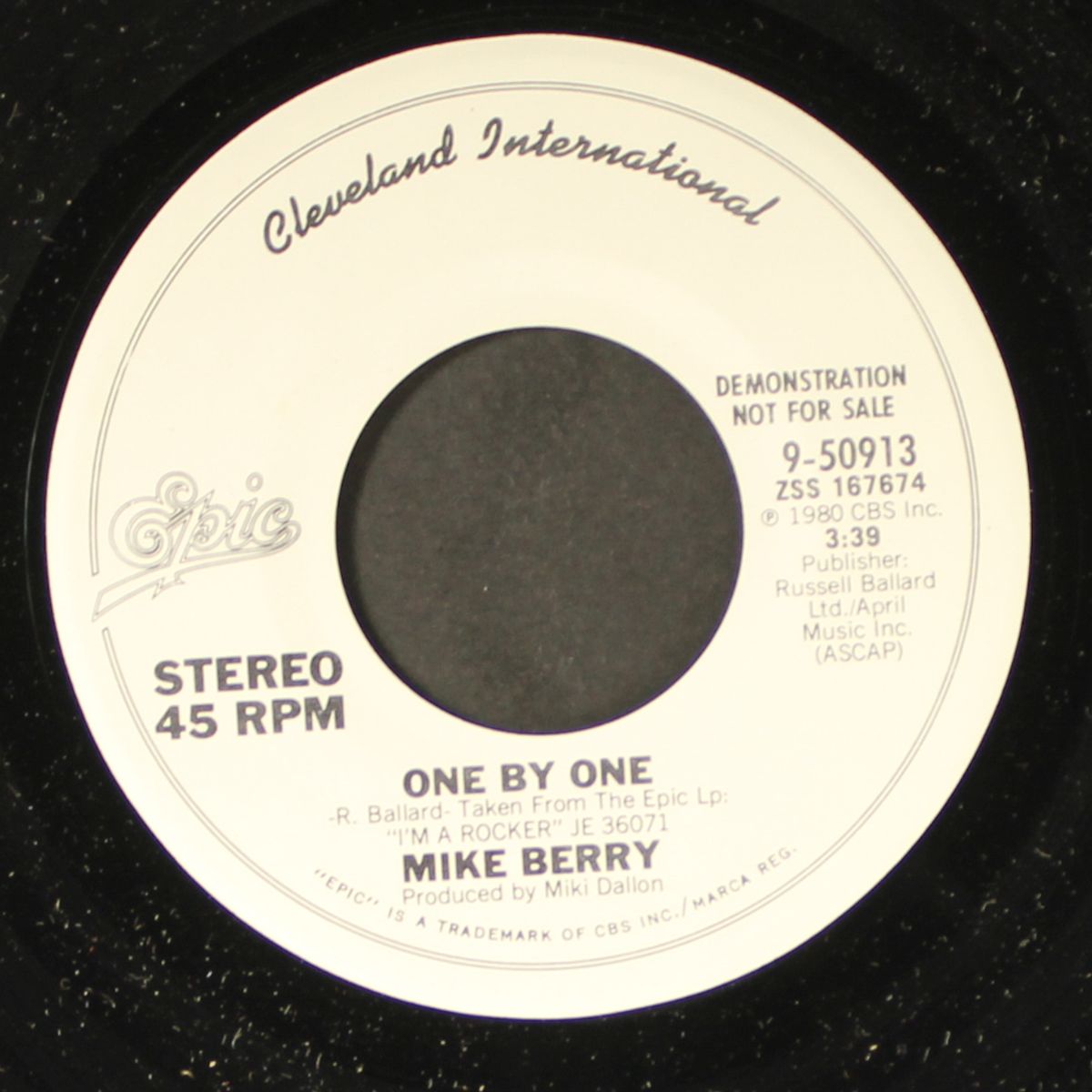 one by one / same by MIKE BERRY