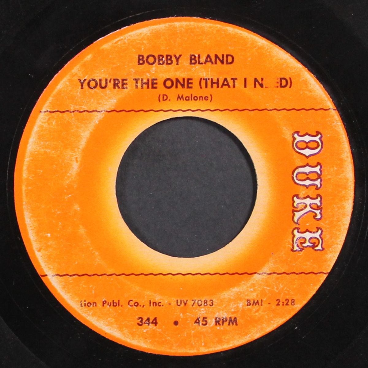 turn on your love light / you're the one by BOBBY BLAND