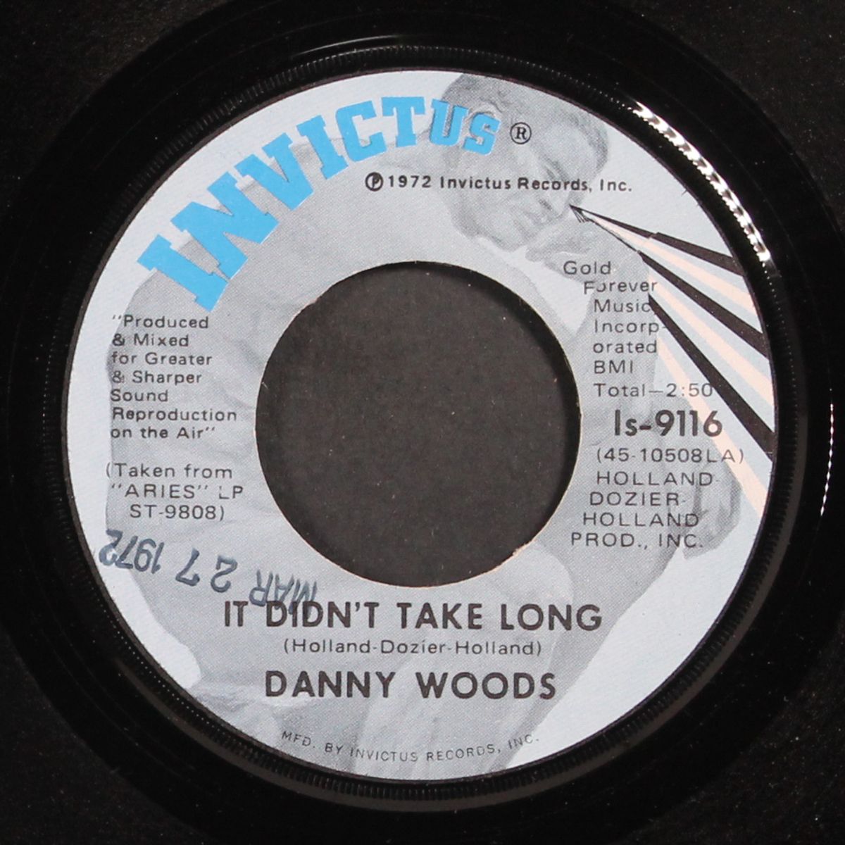 let me ride / it didn't take long by DANNY WOODS