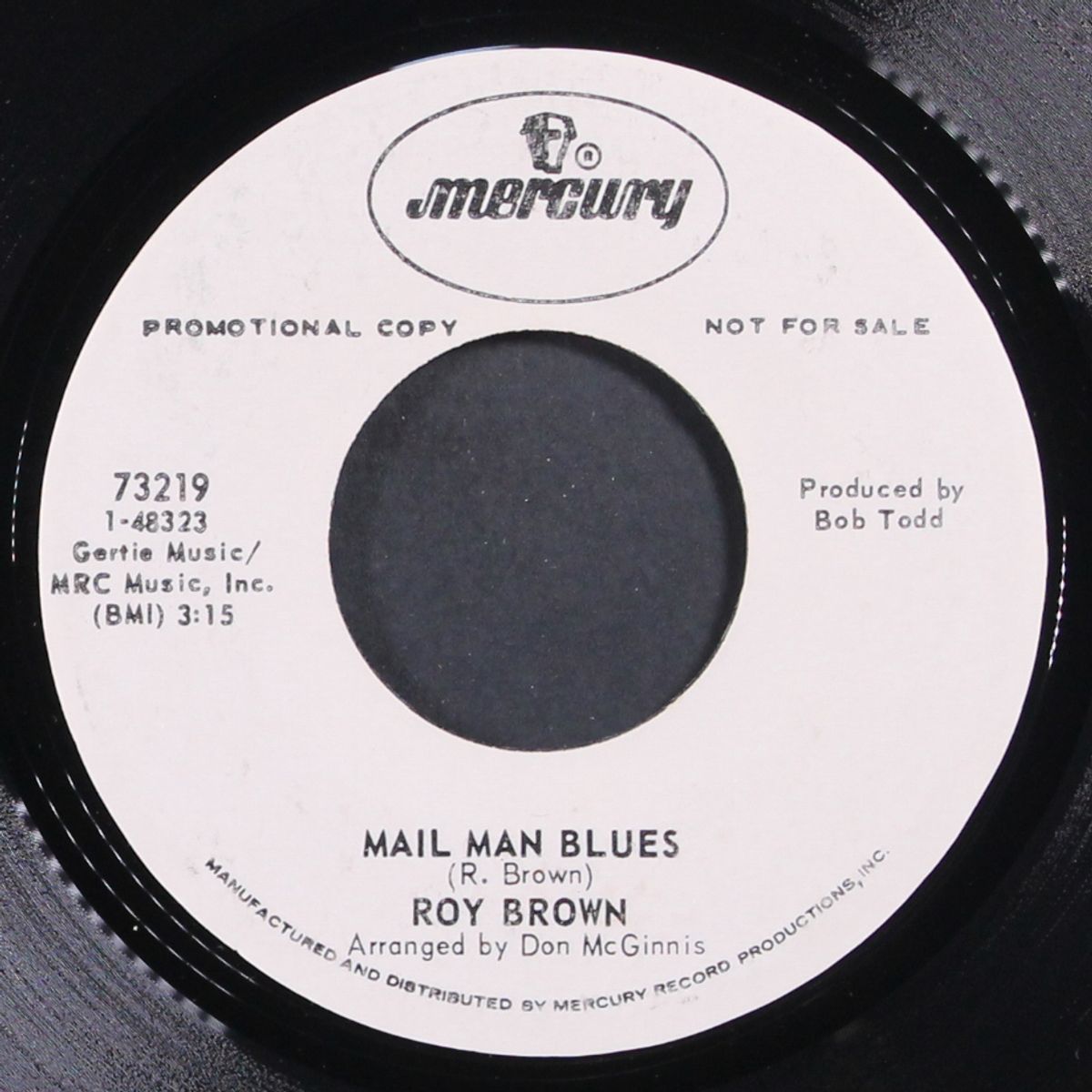 hunky funky woman / mail man blues by ROY BROWN