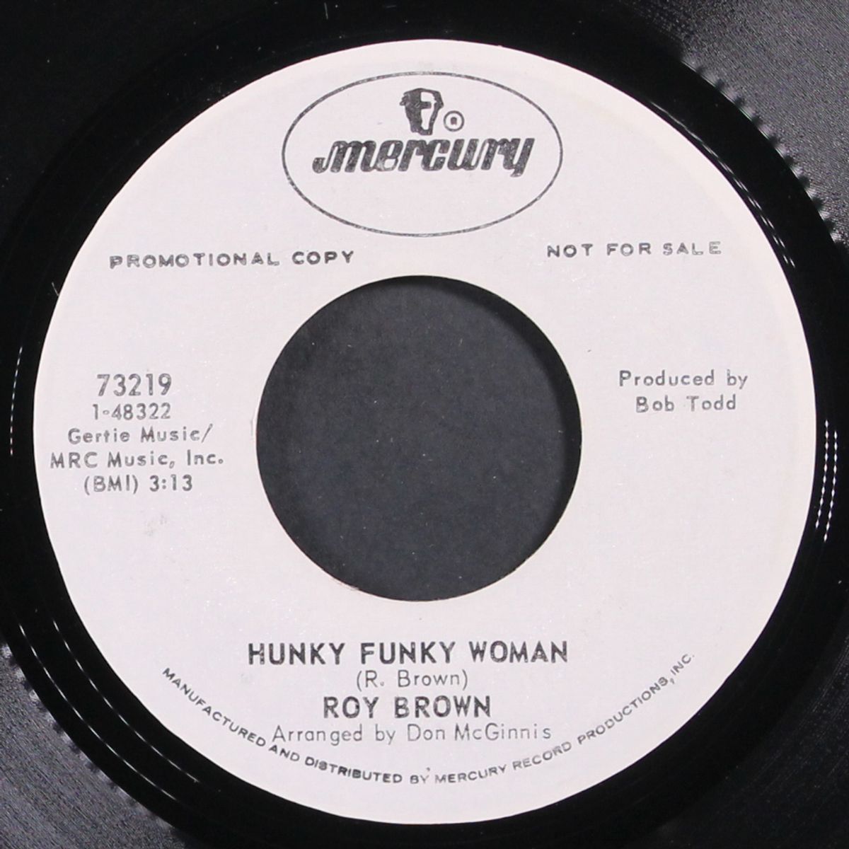 hunky funky woman / mail man blues by ROY BROWN
