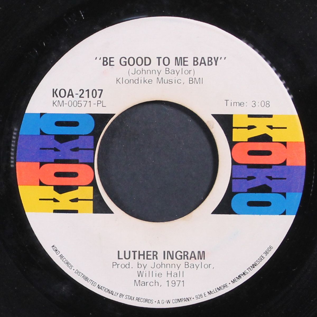 since you don't want me / be good to me baby by LUTHER INGRAM