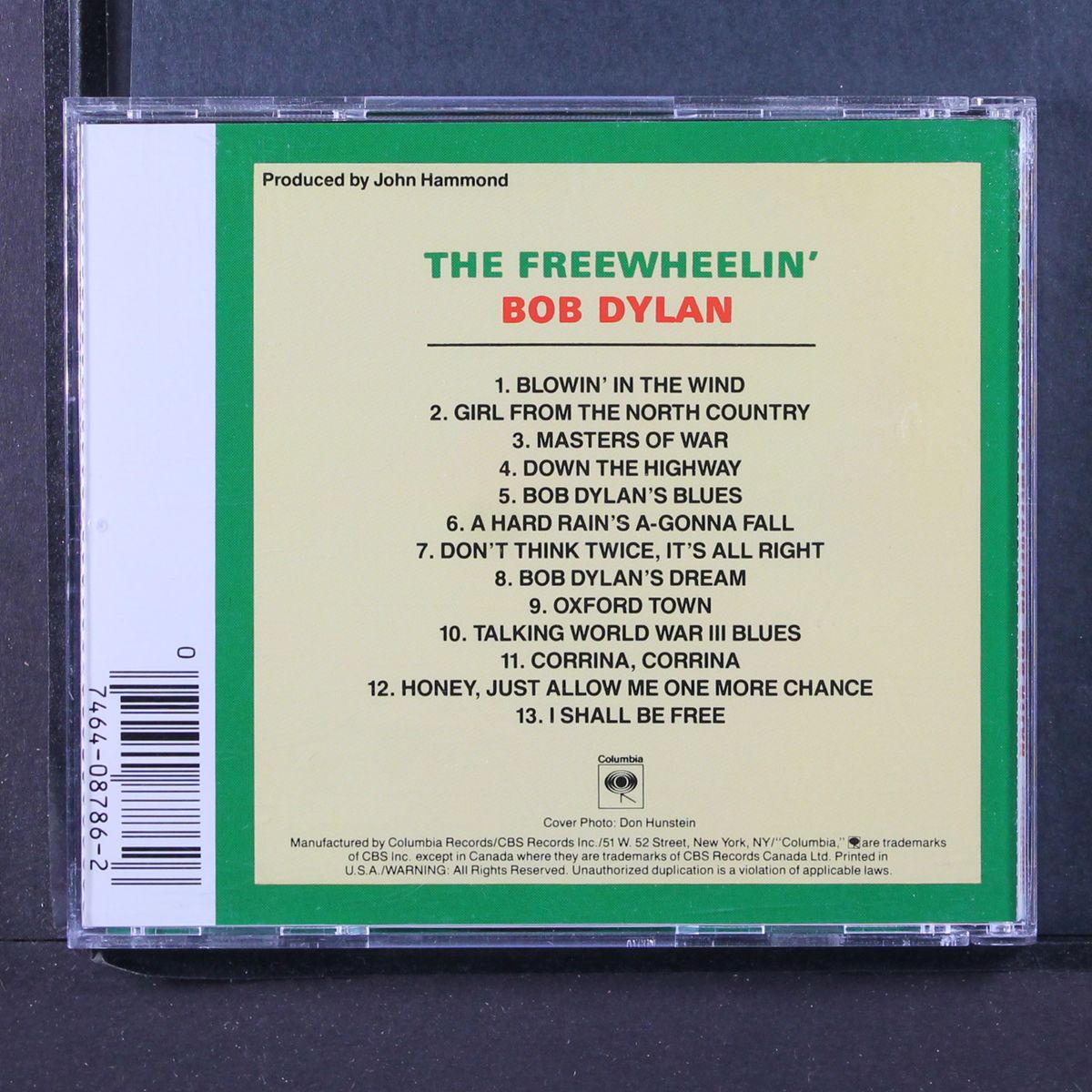 the freewheelin' by BOB DYLAN
