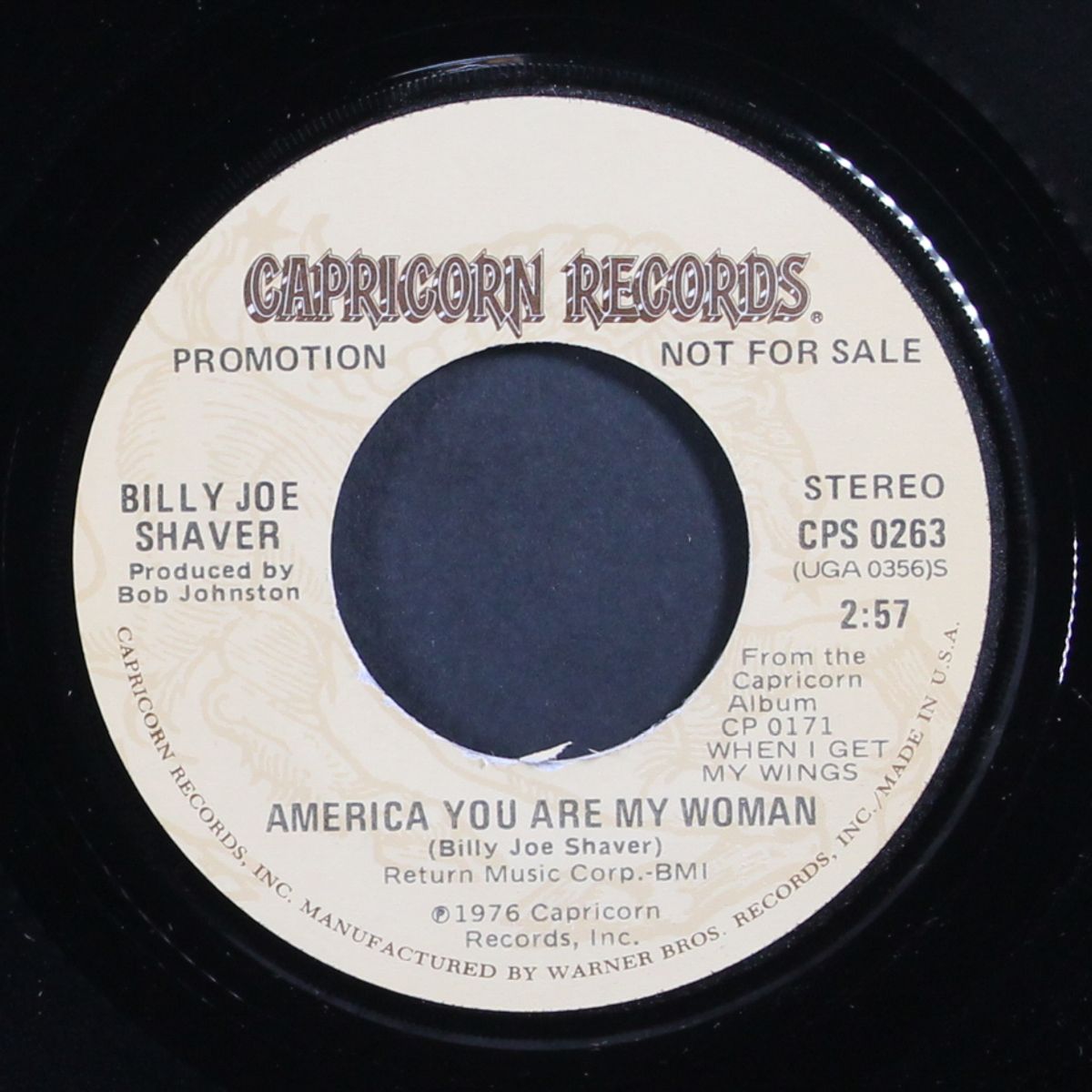 america you are my woman / mono by BILLY JOE SHAVER