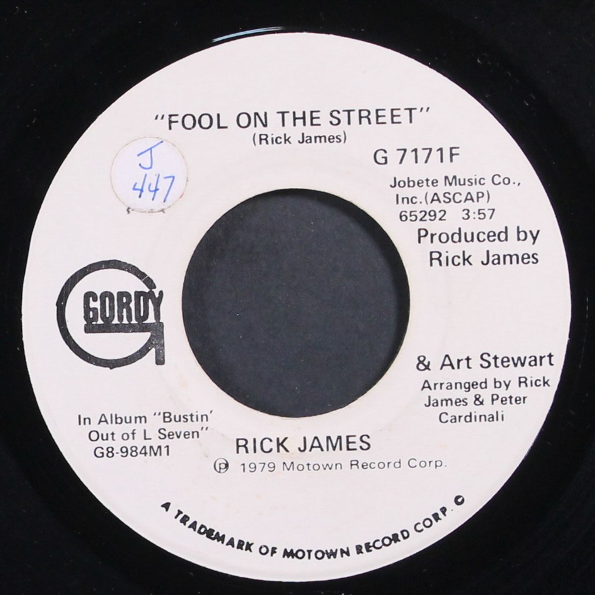 fool on the street / same by RICK JAMES