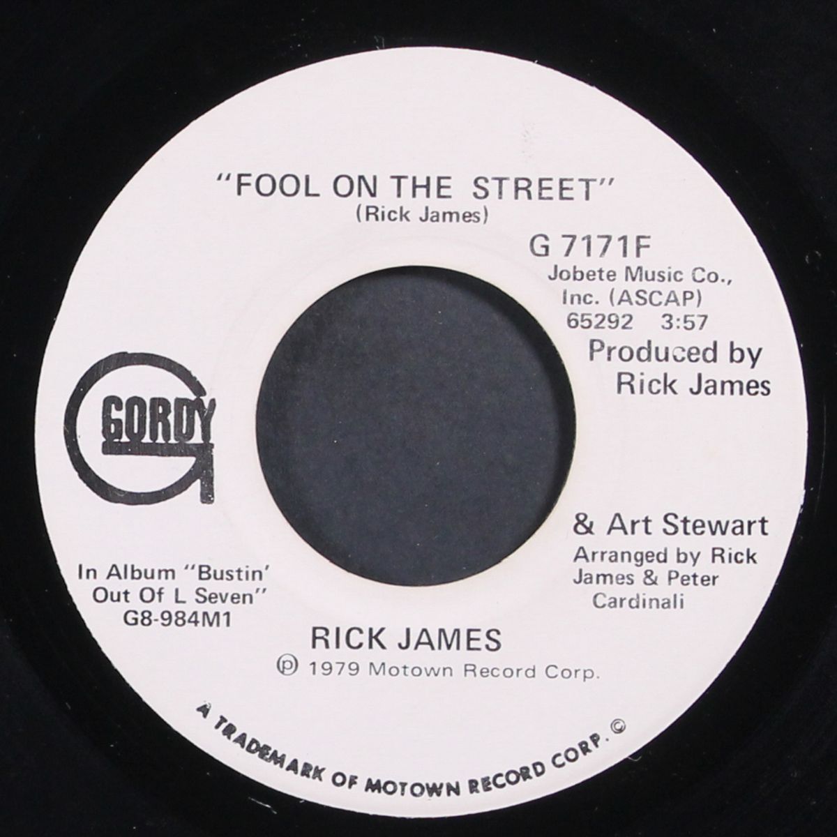 fool on the street / same by RICK JAMES